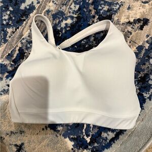 Athleta padded sports bra 34d white